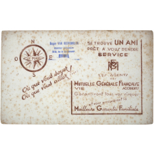 Buvard publicitaire. Mutuelle Générale Française. Le Mans.