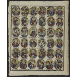 Planche d'images religieuses. 