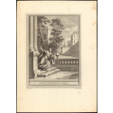 Fable de La Fontaine. Le Berger et le Roy. CXCVII. 2e Planche.