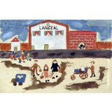 Arrivée des réfugiés à la gare de Langeac le 11 juin 1940.
