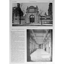 L'Ecole des Arts et Métiers de Lille. L'Entrée des Ateliers de l'Ecole. La Galerie de suveillance.