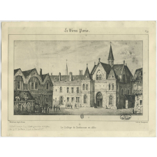 Le Collège de Sorbonne en 1550.