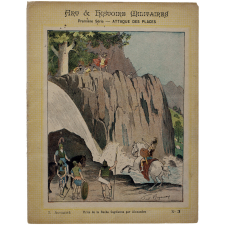 Prise de la Roche Sogdienne par Alexandre - Art et Histoire militaires - Première Série-Attaque des places. I. Antiquité. N°3. 