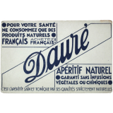 Buvard publicitaire. Apéritif naturel Dauré. 