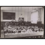 Ecole Normale d'instituteurs d'Orléans - Elèves dans la salle d'étude - 1899
