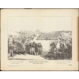 Heerschau der Division des Prinzen Napoleon durch den Sultan zu Scutari. / Revue de la division du Prince Napoléon par le Sultan à Scutari. / Review of the Division under Prince Napoleon before the Sultan at Scutari.