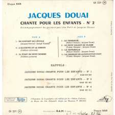 Jacques Douai chante pour les enfants. N°2