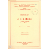 2 hymnes. 1. Chant d'offrande. 2. A la Nature. Partition conductrice et parties d'orchestre.