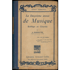 La deuxième année de musique. Solfège et chants. Choeurs à l'unisson et à deux et trois parties.