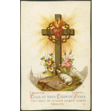 Image religieuse. Cher et doux Coeur de Jésus.