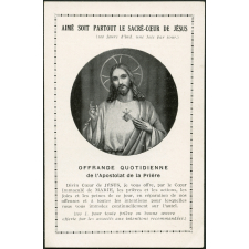 Image religieuse. Aimé soit partout le Sacré-Coeur de Jésus.