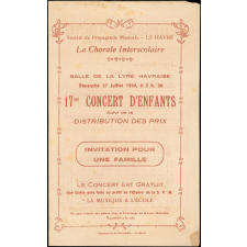 17me concert d'enfants suivi de la distribution de prix.