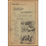 Solfège scolaire. 745 morceaux variés. 2e volume. 33 leçons.