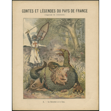 Le Chevalier et le Lion (Légende du Limousin) - Contes et légendes du pays de France. N°5.