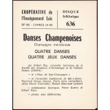 Danses Champenoises. La gigue de Villeneuve-au-Chemin (danse), Danse des anguilles : jeu dansé