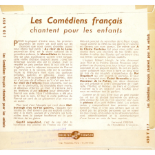 Les comédiens français chantent pour les enfants