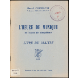 L'heure de musique en classe de cinquième. Livre du maître.