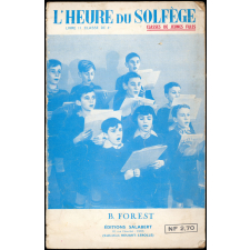 L'heure du solfège. Livre II. Classe de 4e. Classes de jeunes filles.