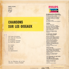 Chansons sur les oiseaux. .