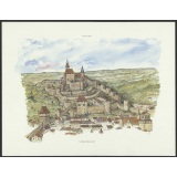 Le Château d'Epinal en 1626.