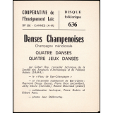Danses Champenoises. La Soyotte d'Aube, Accrebales de Vendeuvre