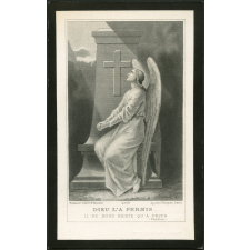Image religieuse. Dieu l'a permis.
