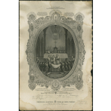 Attestation de première communion. Précieux souvenir pour le coeur fidèle.