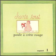 Poule à crête rouge.