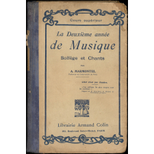 La deuxième année de musique. Solfège et chants. Choeurs à l'unisson et à deux et trois parties.