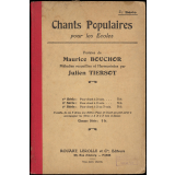 Chants populaires pour les écoles. 