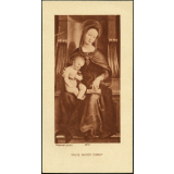 Image religieuse. Salve mater Christ.