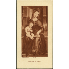 Image religieuse. Salve mater Christ.