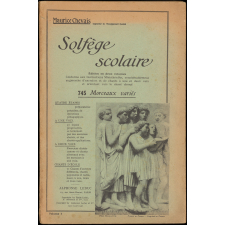 Solfège scolaire. 745 morceaux variés. 1er volume. 57 leçons.