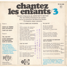 Chantez les enfants. N° 3. .