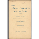 Chants populaires pour les écoles. 