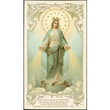Image religieuse. Vierge Immaculée.