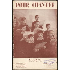 Pour chanter. L'enseignement du chant à l'école. Livre de l'élève. 2e partie (classes de 4e et 3e).