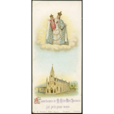 Image religieuse. Au sanctuaire de N.D. de Bon Secours.