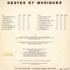 Gestes et musiques