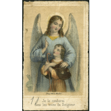 Image religieuse. Je le conduirai dans les voies du Seigneur.