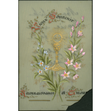 Image religieuse. Pieux souvenir. Reconnaissance et amour.