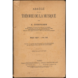 Abrégé de la théorie de la musique.