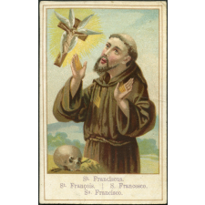 Image religieuse. St Franciscus. St François.