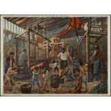 Tableaux d'histoire. N°59. La prise de la Smala d'Abd-el-Kader / N°60. Les ouvriers sous Louis-Philippe. 