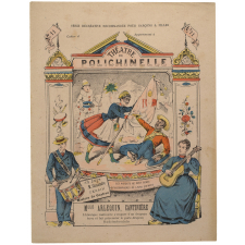 Mlle Arlequin cantinière - Théâtre de Polichinelle N°11.