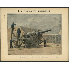 Le Havre. Essai d'une pièce de côte au fort de Sainte-Adresse - Les frontières maritimes.