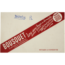 Buvard publicitaire. Bousquet. Le pharmacien de Bordeaux.