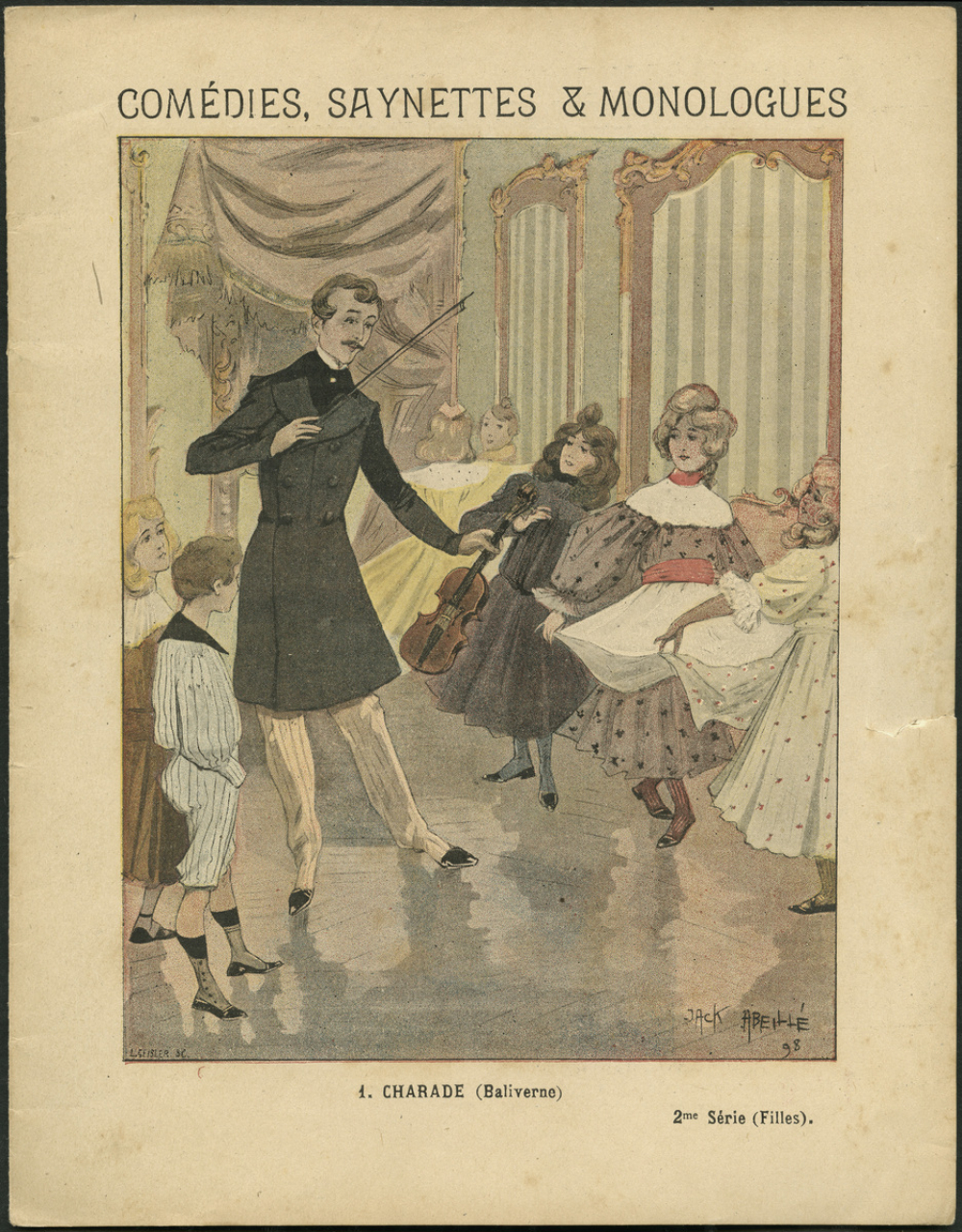 Charade (Baliverne) - Comédies, saynettes (sic) & monologues. 2ème Série (Filles) - N°1.