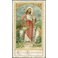 Image religieuse. Ego sum Pastor bonus.