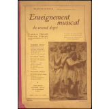 Enseignement musical du second degré. Lycées, collèges, cours secondaires, écoles primaires supérieures, écoles normales.